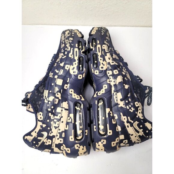 Nike Air Max 95 x can Men's Digi Camo Navy obsidian Blue Sneakers  Size 7 - Picture 9 of 11